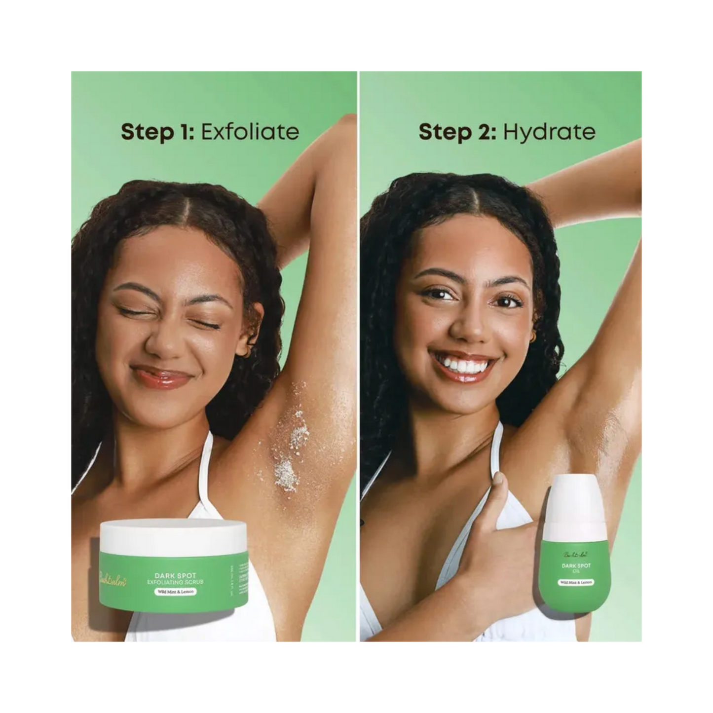 Bushbalm Wild Mint and Lemon Exfoliating Scrub Dark Spot