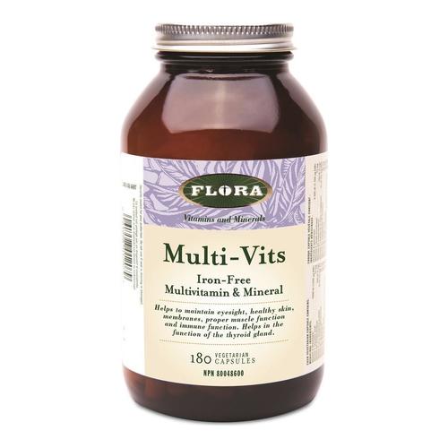 Flora Multi-Vits Iron Free Multivitamin and Mineral Formula