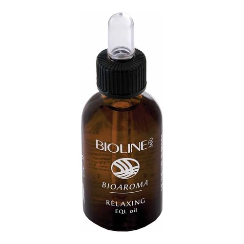 زيت Bioline Relaxing EQL، 30 مل/1 أونصة سائلة في زجاجة قطارة زجاجية كهرمانية للعناية بالوجه والجسم. مثالي لتهدئة البشرة بخلاصة الزعتر.