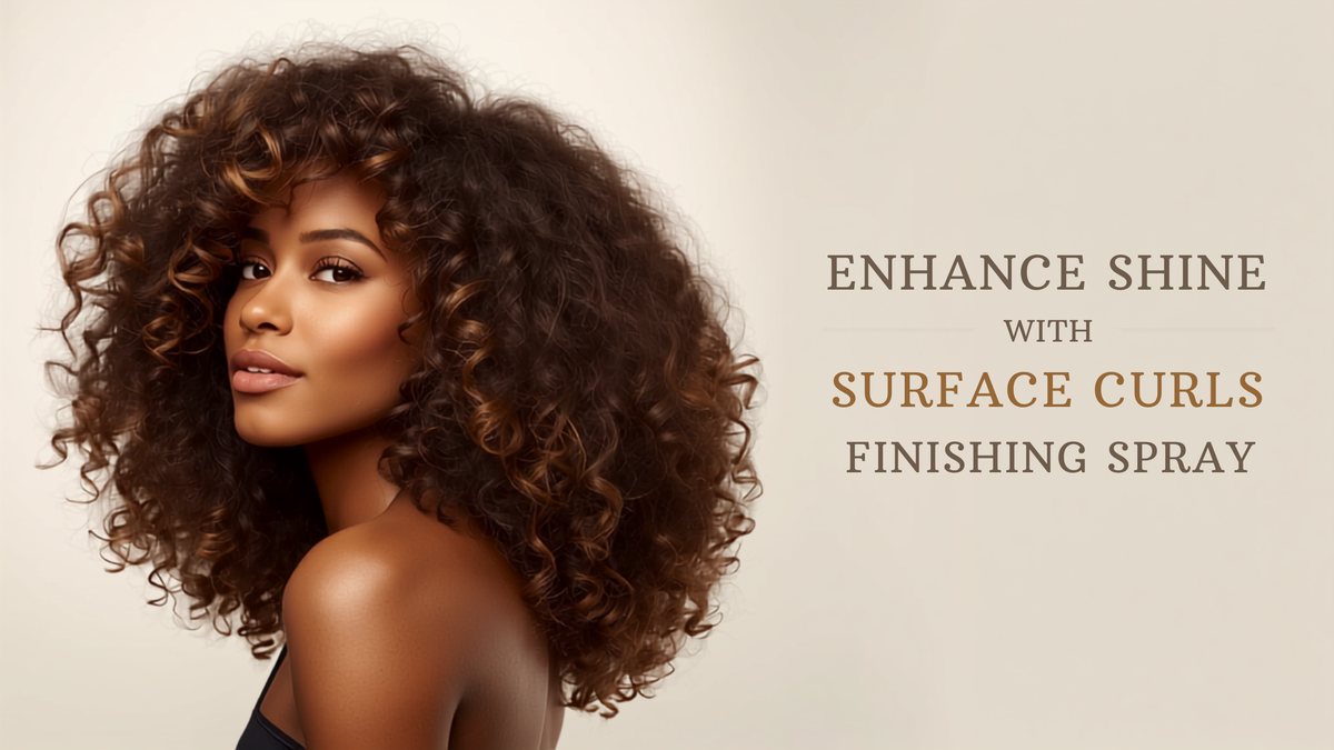 Enhance Shine with Surface Curls Finishing Spray
