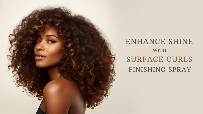 Enhance Shine with Surface Curls Finishing Spray