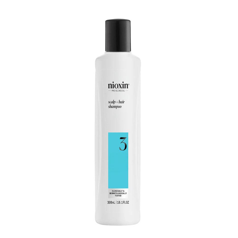 Sistema de Nioxina 3 shampoo de limpeza