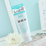 Shiseido Uno Face Whip Wash Moist 130g (Green)