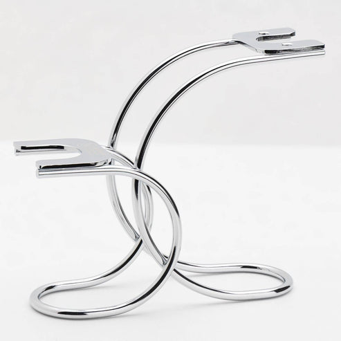 Merkur Curved Stand for DE Safety Razor and Shaving Stand, Chrome