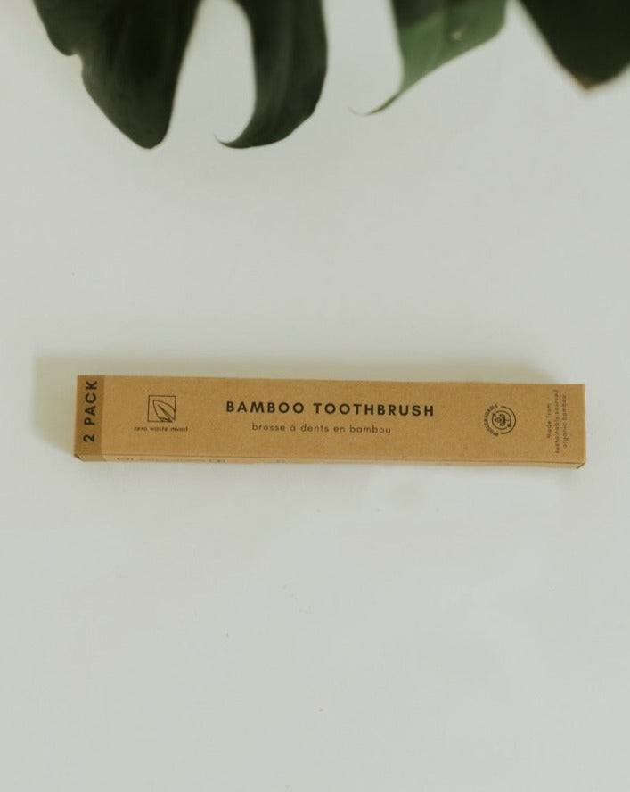2 Pack Bamboo Toothbrush