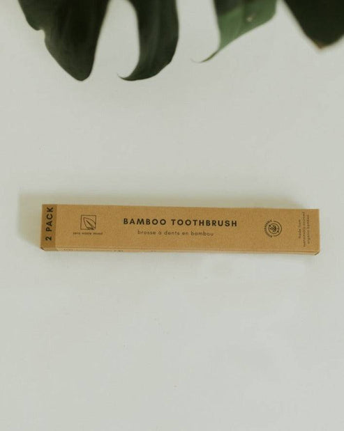 2 Pack Bamboo Toothbrush