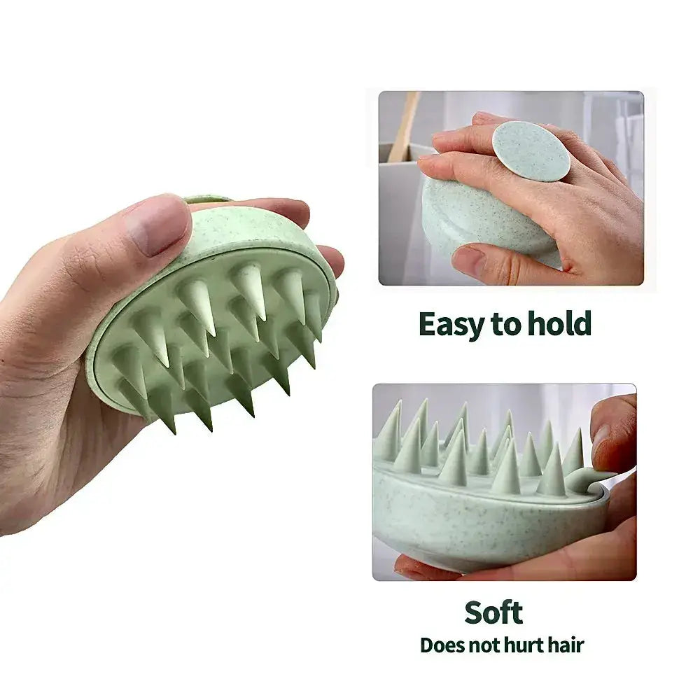 Soft Silicone Scalp Shampoo Brush