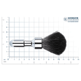 MERKUR Shaving Brush 1701 with Vegan Synthetic Hair in Bright Chrome