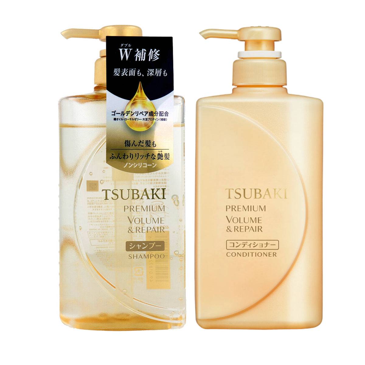 Shiseido Tsubaki Premium Repair Shampoo 490ml - Gold