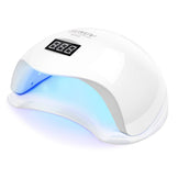 SUNUV UV Light for Nails, UV LED Nail Lamp with 4 Timer Settings, Compatible with All Gel Polish, Auto Sensor LCD Display Removable Base, SUN5 🍁 All In One Marketplace Canada
