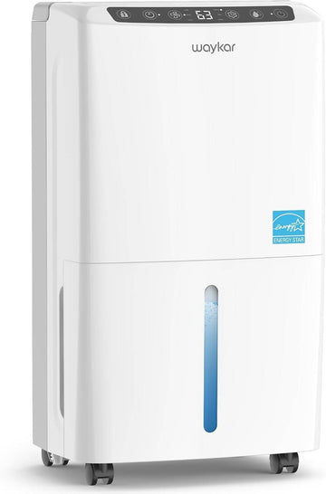 Waykar 2,000 Sq. Ft Energy Star Dehumidifier for Home and Basements, with Auto or Manual Drainage, 0.6 Gal Water Tank Capacity 🍁 All In One Marketplace Canada