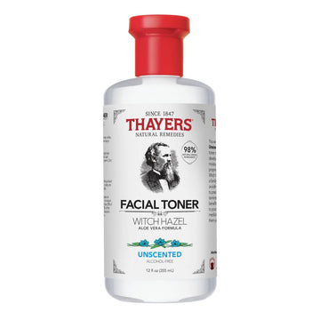 Thayers Witch Hazel Face Toner, Unscented, With Aloe Vera And Glycerin, Glass Skin, Reduces Pores, Smoothes Texture, 8 Hour Hydration, Suitable For Sensitive Skin Types, 355ml 🍁 All In One Marketplace Canada