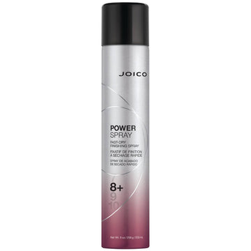 Joico Power Spray Fast-Dry Finishing Spray | Strong Hold, Level 8 | For Most Hair Types | Protect Against Heat & Humidity | Protect Against Pollution & Harmful UV | Paraben & Sulfate Free | 72 Hour Hold, 300mL 🍁 All In One Marketplace Canada