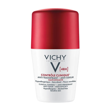 Vichy Roll-On Deodorant for Women, 48h Odour Control Antiperspirant. Dry Feel, Non-Sticky Texture. Hypoallergenic, Alcohol Free & Safe for Sensitive Skin, Recommended by Dermatologists. 50mL 🍁 All In One Marketplace Canada