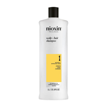 Nioxin System 1 Scalp + Hair Thickening Shampoo | For Natural Hair with Light Thinning | Strengthen Against Breakage with Niacinamide & Biotin | 33.8 Fl Oz 🍁 All In One Marketplace Canada