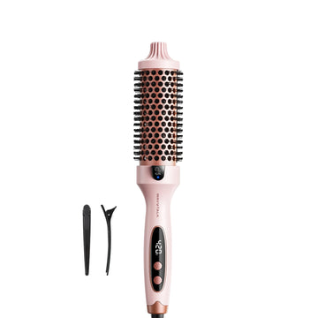 Wavytalk Thermal Brush, Blowout Boost 1.5 inch Curling Brush, Heated Round Brush for Blowout Look, Dual Voltage, Tourmaline Ceramic, Negative Ion Technology, 5 Temperature Settings 🍁 All In One Marketplace Canada