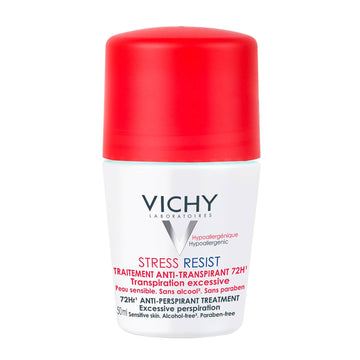 Vichy Stress Resist Anti-Perspirant Roll-on Deodorant for All Skin Types and Excessive Perspiration,Sweat Protection and Anti-Odor, Hypoallergenic, Paraben-Free, 50mL 🍁 All In One Marketplace Canada