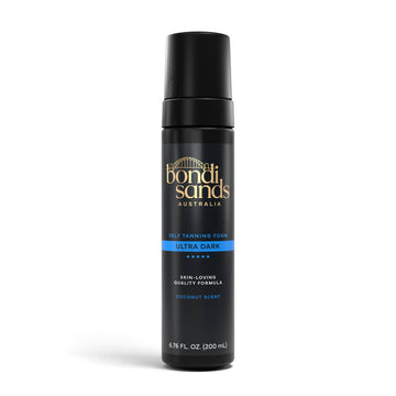 Bondi Sands Self Tanning Foam Ultra Dark| Lightweight Self-Tanner Foam Enriched with Aloe Vera | Coconut scent | suitable for all skin types | Darkest Tan | Streak-Free | Never Orange (200 mL) 🍁 All In One Marketplace Canada