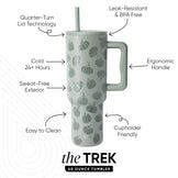 Simple Modern Halloween Tumbler with Handle | 40oz | Pumpkins