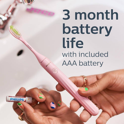 Philips One by Sonicare Battery Toothbrush, Brush Head Bundle, Manhattan Pink, BD3003/AZ 🍁 All In One Marketplace Canada