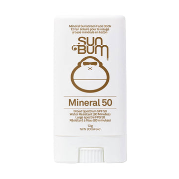 Sun Bum Mineral Spf 50 Sunscreen Face Stick | Vegan and Reef friendly (Octinoxate & Oxybenzone Free) Broad Spectrum Natural Sunscreen with Uva/uvb Protection | .45 Oz, 0.45 ounces NPN# 80084543 🍁 All In One Marketplace Canada