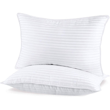 SHERWOOD Pillows Queen Size 2 Pack Hotel Pillow with Cotton Cover and Down Alternative Fiber Fill Bed Pillow for Sleeping(White, Queen 20x30 inch) 🍁 All In One Marketplace Canada