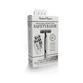 Rockwell 6C Adjustable Safety Razor - White Chrome (Beginner Friendly)