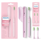 Philips One by Sonicare Battery Toothbrush, Brush Head Bundle, Manhattan Pink, BD3003/AZ 🍁 All In One Marketplace Canada