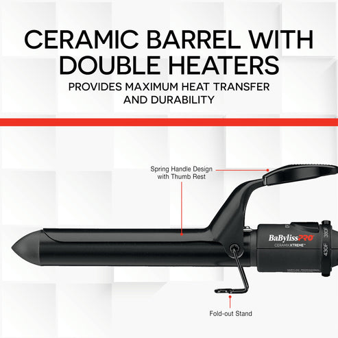BaBylissPRO Ceramix Xtreme 1-1/4" Ceramic Curling Iron
