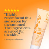 THINK Thinkbaby SPF 50+ Mineral Sunscreen for Sensitive Skin - 3 Fl Oz 🍁 All In One Marketplace Canada