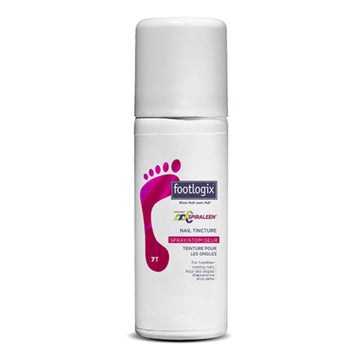 Footlogix #7 Nail Tincture Spray targets fungal nail infections. Effective nail polish remover & treatment in personal nail care routine.