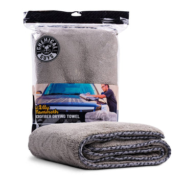Chemical Guys Woolly Mammoth Microfiber Towel (36" x 25") Cars, Trucks, SUVs, RVs, Home, Pets, Messes, Grey 🍁 All In One Marketplace Canada