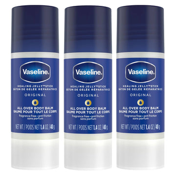 Vaseline All Over Jelly Balm Stick Healing Jelly Skin Care Unscented 40g (Pack of 3) 🍁 All In One Marketplace Canada