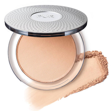 PÜR MINERALS 4-in-1 Pressed Mineral Makeup Powder Foundation with SPF 15 - Concealer & Finishing Compact Pressed Powder for Face - Buildable Medium to Full Coverage Foundation Powder (Blush Medium) 🍁 All In One Marketplace Canada