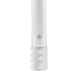Merkur 23C 3-Piece DE Safety Razor, Closed Comb, Knurled Extra Long Handle, Chrome