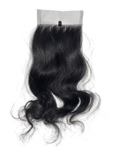 Wavy hair closure