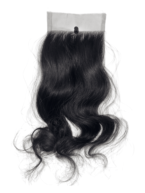 Wavy hair closure