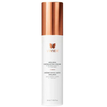 VivierSkin AHA/BHA Exfoliating Cream bottle for skin care