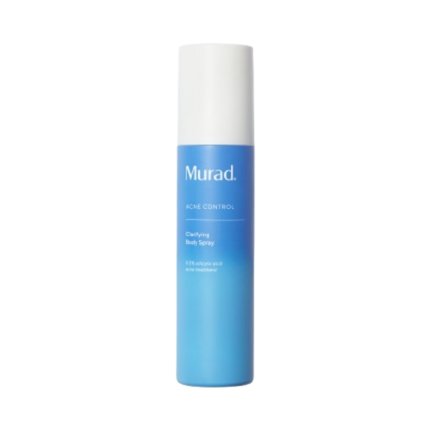 Murad Clarifying Body Spray - Acne Body Spray in sleek blue packaging, designed for effective body acne treatment.