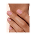 Manucurist Active Glow Blueberry nail polish on hand, highlighting glossy, healthy finish with subtle pink tone.