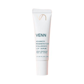 Venn Regenerative Hyaluronic Lip Serum - Intense Hydration in a sleek white 10ml tube for advanced lip care and plumping treatment.