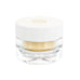 Mary Cohr Age Signes Reverse Scrub, um esfoliante de pele com benefícios antienvelhecimento e ácido hialurônico, embalado em um elegante frasco cosmético branco.