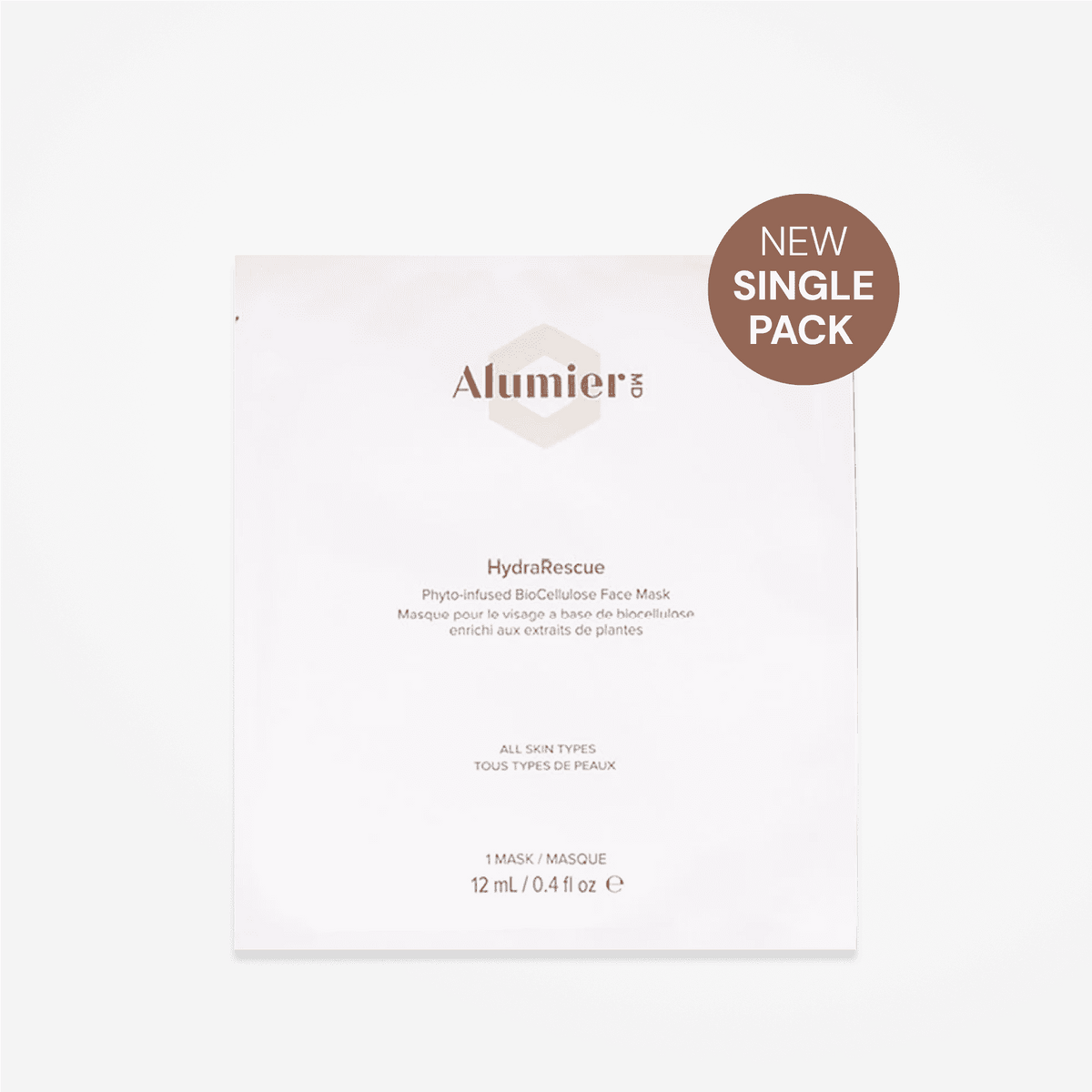 HydraRescue BioCellulose Face Mask Single Pack