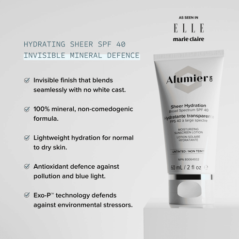 Alumier Sheer Hydration Broad Spectrum SPF 40 Untinted