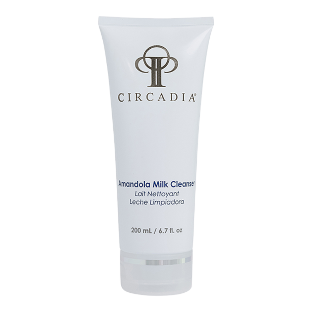 Circadia Amandola Milk Cleanser - Exfoliate & Hydrate | Gentle Skincare in 200ml tube for dry and sensitive skin, enriched with lactic and mandelic acids.