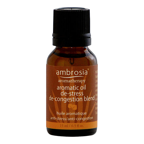 Ambrosia Aromatherapy Mélange d’huiles aromatiques anti-stress/décongestion