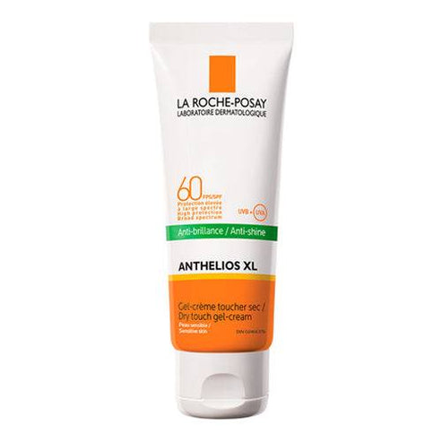 La Roche Posay Anthelios Sunscreen - SPF 60 oil-free gel-cream for face. Dry touch formula controls shine, ideal for oily and sensitive skin types.