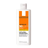 La Roche Posay Ultra-Fluid Sunscreen SPF 50+ for body with invisible finish and NETLOCK technology in a 125ml white bottle. Ideal for sensitive skin.