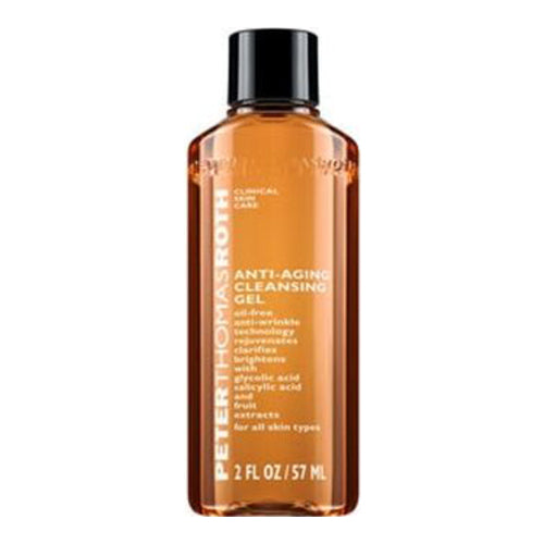 Peter Thomas Roth Anti-Aging Cleansing Gel 57ml facial cleanser with glycolic and salicylic acid for mature skin care and daily cleansing routine.