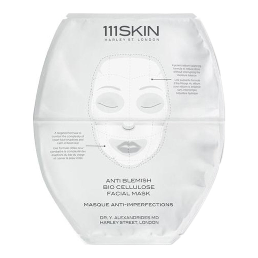 Masque facial anti-imperfections en biocellulose 111SKIN